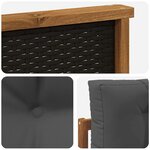vidaXL Sofa de milieu extérieur Naturel