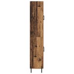 vidaXL Haut Armoire Bois Ancien 69 5 x 34 x 180 cm Bois d'ingénierie