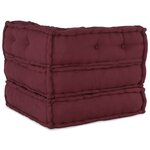 vidaXL Canapé modulaire marron 70x70x54 tissu