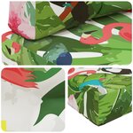 vidaXL Coussin de canapé d'extérieur 3 Pièces coloré Polyester