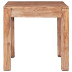 vidaXL Table basse 53x50x50 cm bois d'acajou massif