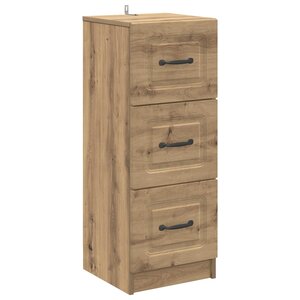 vidaXL Armoire à tiroirs 33 x 34 5 x 87 cm Bois d'ingénierie