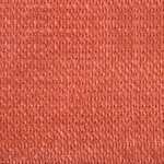 vidaXL Voile d'ombrage 160 g/m² Terre cuite 5x5 m PEHD