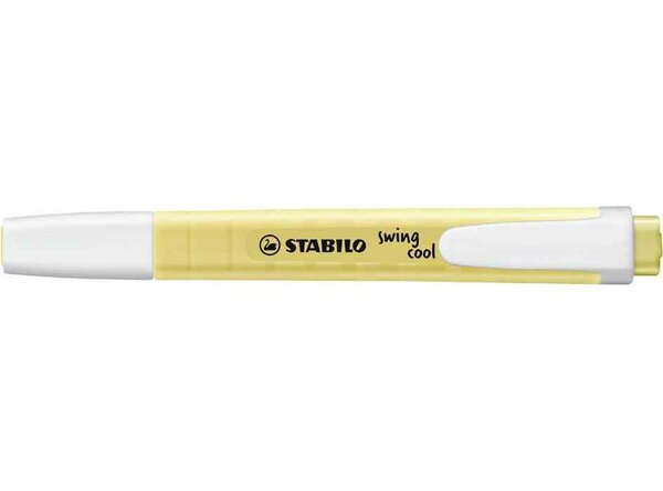 Surligneur swing cool Edition Pastel jaune pastel STABILO