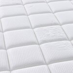vidaXL Matelas à ressorts ensachés moyen plus 140x190 cm