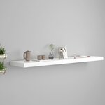 vidaXL Étagère murale flottante blanc 120x23 5x3 8 cm MDF