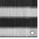 vidaXL Tapis de tente anthracite et blanc 400x700 cm PEHD