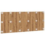 vidaXL Tête de lit chêne artisanal 200x1 5x80 cm bois d'ingénierie