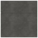 vidaXL Canapé-lit pliable 200 x 67 x 45 cm Gris foncé