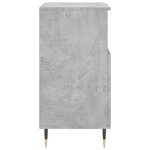 vidaXL Buffets 3 Pièces gris béton bois d'ingénierie