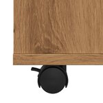 vidaXL Armoire roulante chêne artisanal 60x53x72 cm bois d'ingénierie