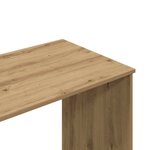 vidaXL Bureau chêne artisanal 102x76x50 cm bois d'ingénierie