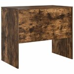 vidaXL Bureau Chêne fumé 100 x 50 x 76 cm Bois d'ingénierie