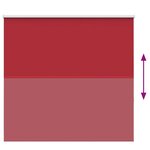 vidaXL Store enrouleur occultant rouge largeur du tissu 151 6 cm