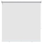 vidaXL Store enrouleur Protection UV Blanc 100 x 230 cm Polyester