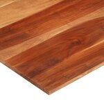 vidaXL Dessus de table bois massif d'acacia 15-16 mm 60x80 cm