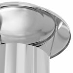 vidaXL Extension de Conduit Argent 25 x 25 x 65 cm Acier inoxydable