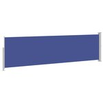 vidaXL Auvent latéral rétractable de patio 140x500 cm Bleu