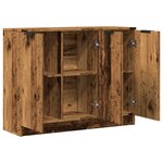 vidaXL Buffet vieux bois 90 5x30x70 cm bois d'ingénierie