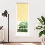 vidaXL Store enrouleur occultant jaune largeur du tissu 65 7 cm