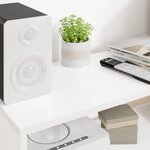 vidaXL Meuble TV Blanc 80 x 30 x 40 cm Bois d'ingénierie