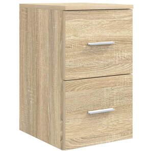 vidaXL Meuble de Salle de Bain In-between Chêne Sonoma 30 x 35 x 50 cm