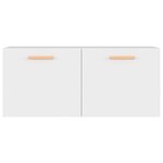 vidaXL Armoire murale Blanc 80x35x36 5 cm Bois d'ingénierie