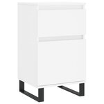 vidaXL Buffet blanc 40x35x70 cm bois d’ingénierie