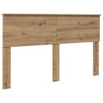 vidaXL Tête de lit Chêne artisanal 150 cm Bois d'ingénierie