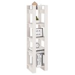 vidaXL Bibliothèque/Séparateur de pièce Blanc 41x35x160 cm Pin massif