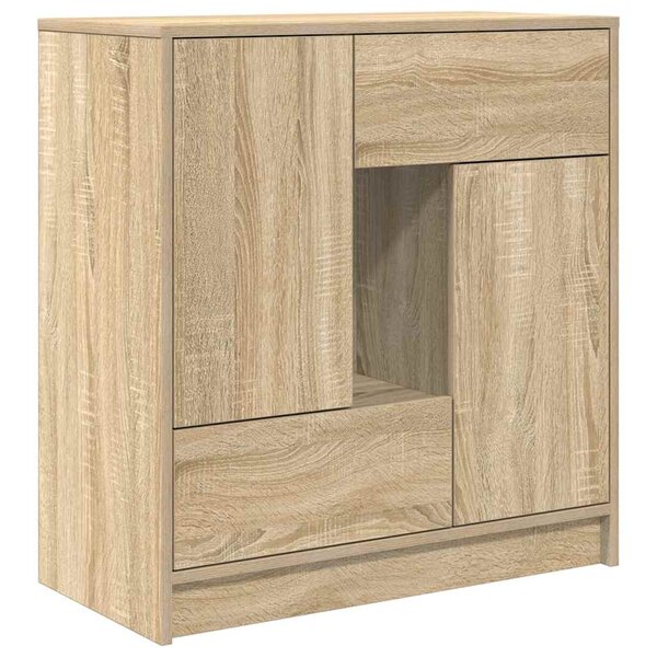 vidaXL Buffet avec tiroirs et portes chêne sonoma 70 5x34x74 5 cm
