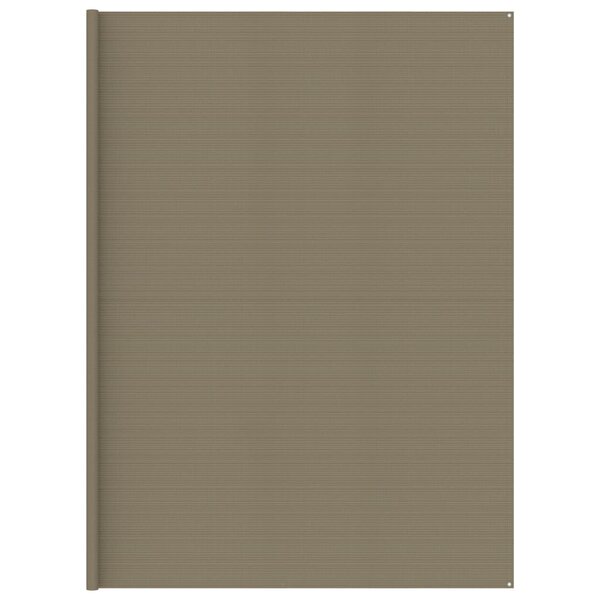 vidaXL Tapis de tente 400x600 cm Taupe