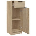 vidaXL Armoire de salle de bain Chêne sonoma 32x34x90 cm