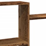 vidaXL Étagère murale vieux bois 159x18x65 cm bois d'ingénierie