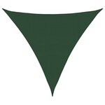 vidaXL Voile d'ombrage 160 g/m² Vert foncé 5x5x5 m PEHD