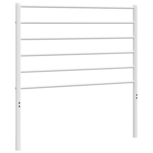 vidaXL Tête de lit de remplacement métal blanc 100 cm