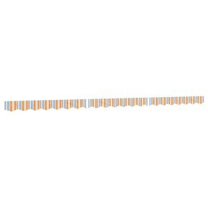 vidaXL Tissu de remplacement de cantonnière d’auvent multicolore 5 m