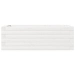 vidaXL Jardinière blanc 70x40x23 cm bois de pin massif