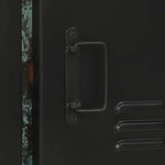 vidaXL Cabinet de Salle de Bain Marron Bois massif de récupération