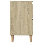 vidaXL Meuble d'évier chêne sonoma 80x33x60 cm bois d'ingénierie