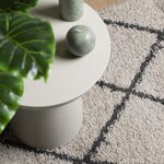 vidaXL Tapis shaggy à poils longs moderne beige anthracite 240x340 cm