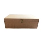 Coffret en hêtre à charnières 264x179x85mm