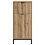 vidaXL Cabinet de salle de bain chêne artisanal 39.5 x 36 x 88 cm