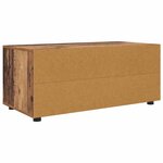 vidaXL Meuble TV Bois Ancien 100 x 48 x 43 cm Bois d'ingénierie