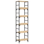 vidaXL Bibliothèque en chêne Sonoma 50x33x188 5 cm Bois d'ingénierie