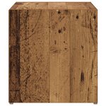 vidaXL Meuble TV 2 Pièces Marron 37 x 35 x 37 cm Bois d'ingénierie