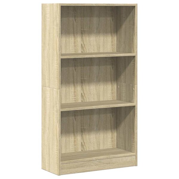 vidaXL Bibliothèque chêne sonoma 60x24x109 cm bois d'ingénierie