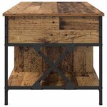vidaXL Table basse Bois Ancien 100 x 55 x 48 5 cm Bois d'ingénierie