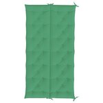 vidaXL Coussin de banc de jardin vert 200x(50+50)x7 cm tissu oxford