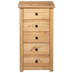 vidaXL Buffet 46x40x89 cm Pin Gamme Panama